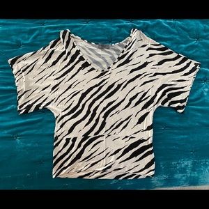 Kill City zebra blouse size M
